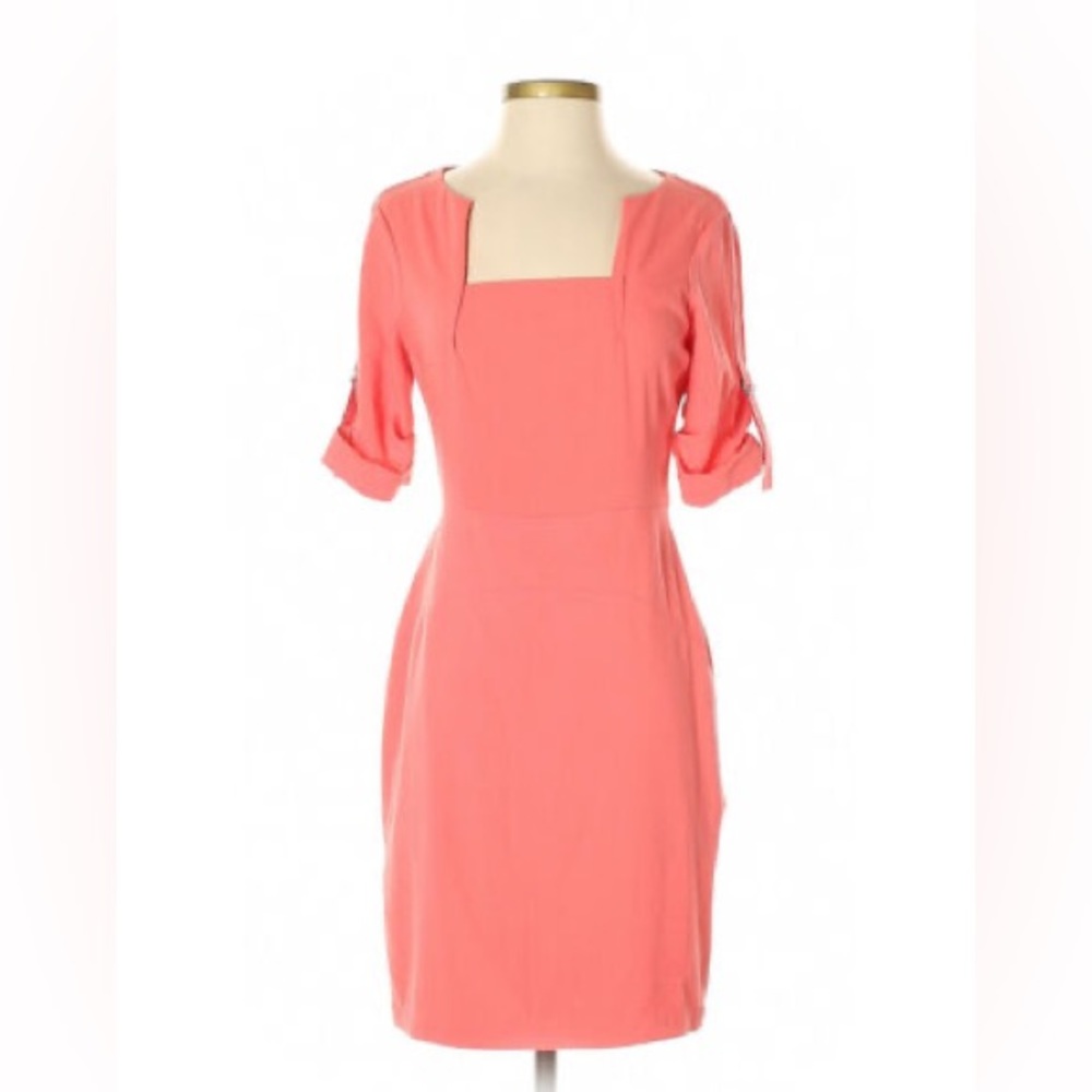 Beautiful coral bcbgmaxazria work dress